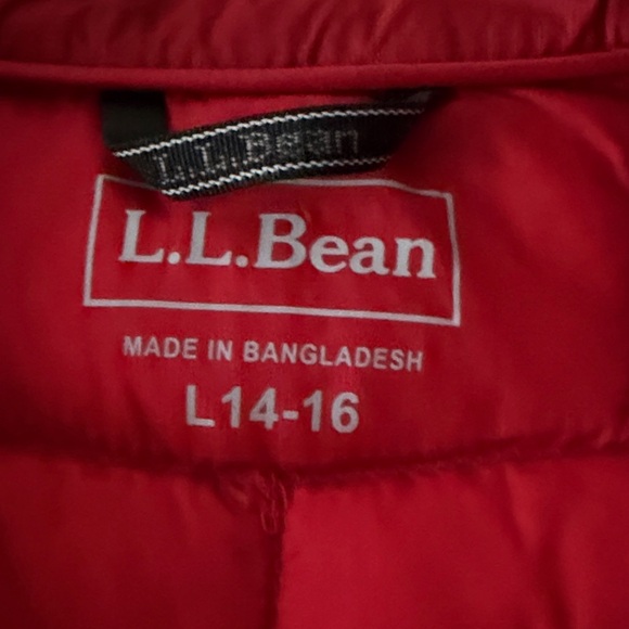 L.L. Bean Classic Red Outerwear - Picture 2 of 3